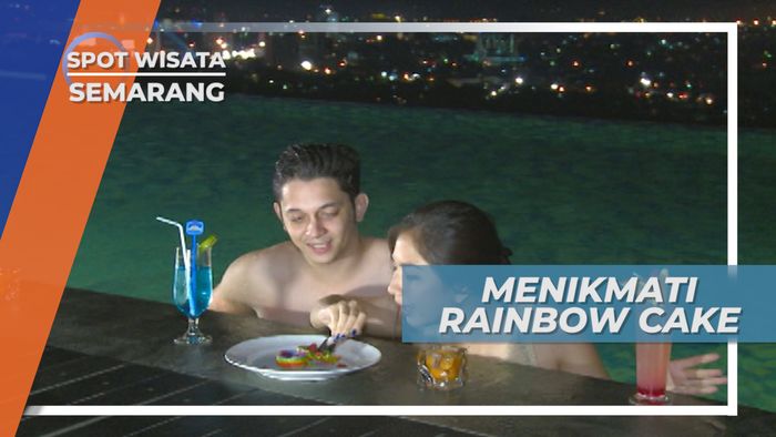 Rainbow Cake Lezat, Teman Santap Menikmati Pemandangan Kota Semarang
