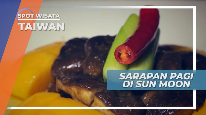 Sarapan Pagi di Area Danau Sun Moon Taiwan