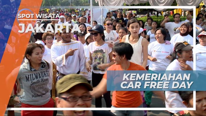 Car Free Day Jakarta, Wisata Murah Dalam Kota Favorit