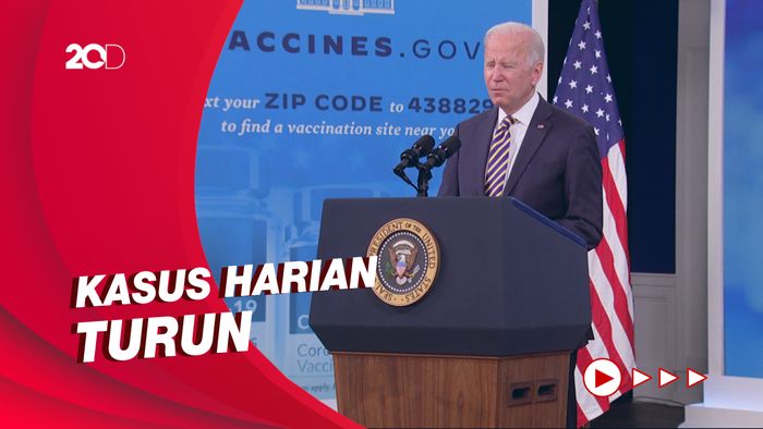 Joe Biden Pamer Pencapaian AS Perangi Covid-19