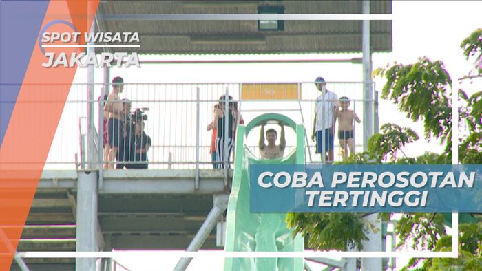 Water Slide Menantang dengan Tinggi 20 Meter, Jakarta