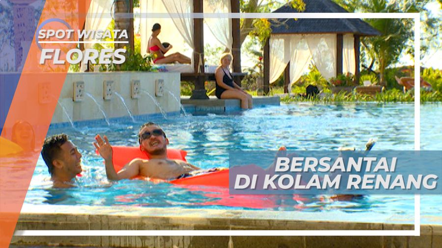 Bersantai di Kolam Renang, Menikmati Udara Alam Labuan Bajo, Flores