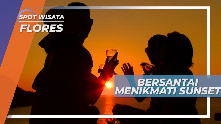 Bersantai Menikmati Romantisme Sunset di Ujung Barat Flores