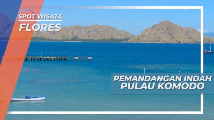 Hamparan Laut Biru, Pesona Pemandangan Indah di Atas Bukit Pulau Komodo, Flores