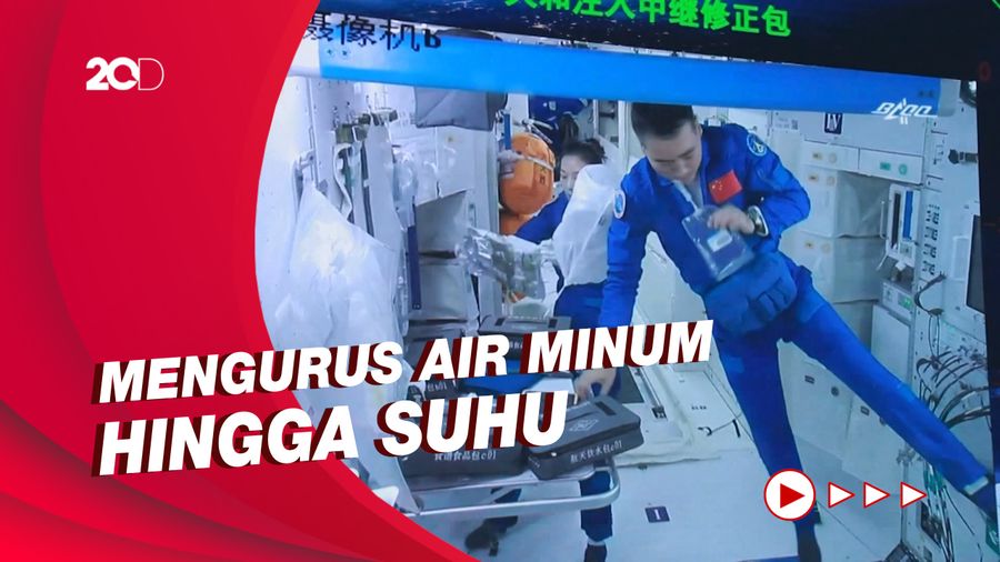 Kegiatan Pertama Astronaut China Sesampainya di Stasiun Luar Angkasa
