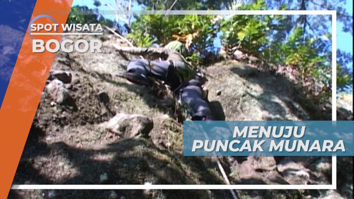 Sulitnya Mengapai Puncak Gunung Munara Bogor