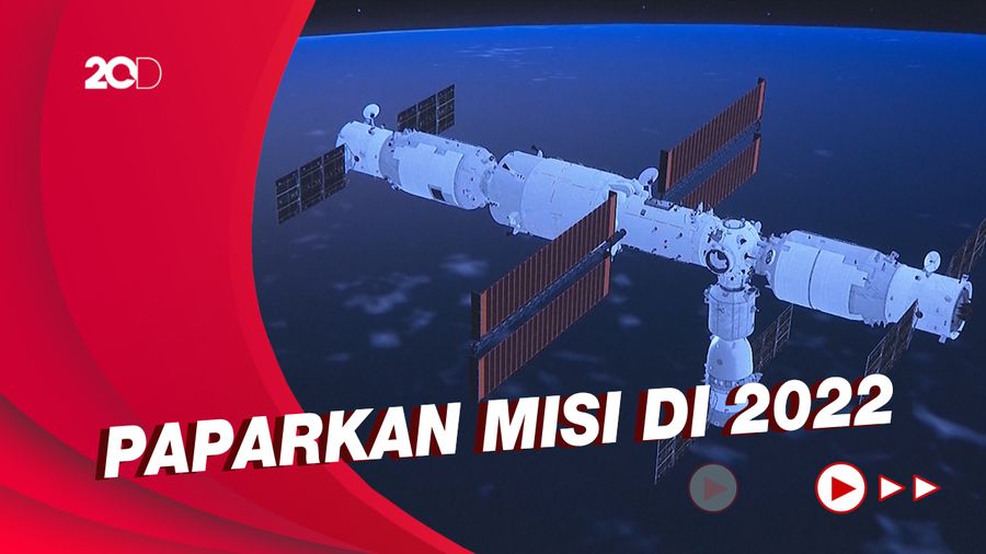 Rencana China Sempurnakan Stasiun Luar Angkasa Tiangong