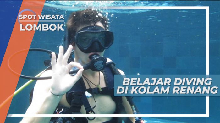 Latih Pernafasan, Belajar Teknik Dasar Scuba Dive, Lombok
