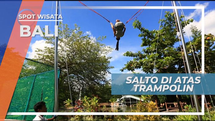 Serunya Bermain Trampolin di Bali