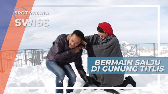 Serunya Bermain Salju Abadi Puncak Gunung Titlis, Swiss