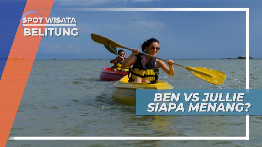 Adu Cepat Dayung Kayak yang Terbukti Super Sulit, Belitung