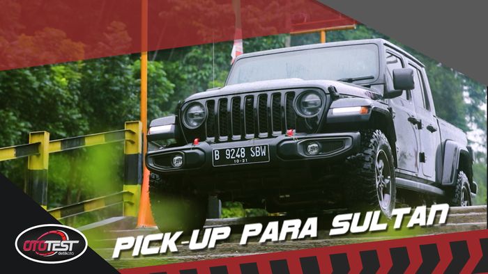  Jajal Jeep Gladiator di Trek Menantang