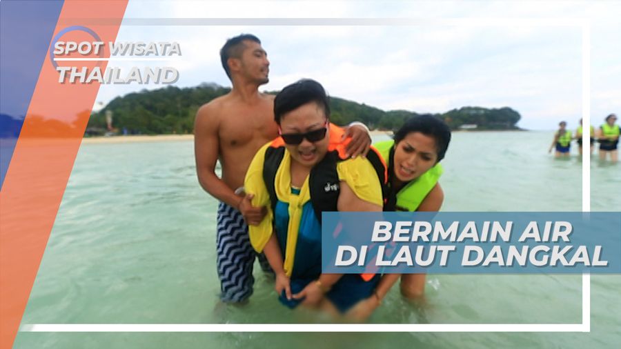 Dangkalnya Laut di Ko Phi Phi Thailand, Mengundang Ceria