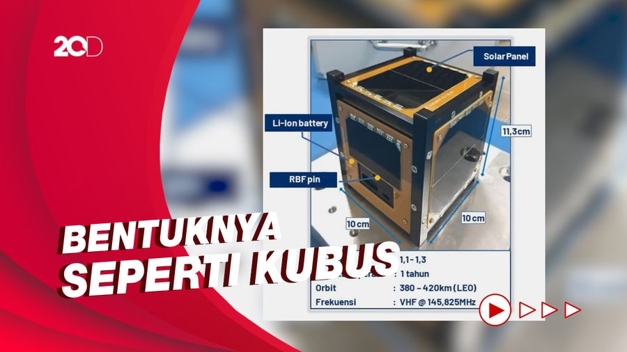Wujud Satelit Nano yang Dirancang Pemuda Indonesia