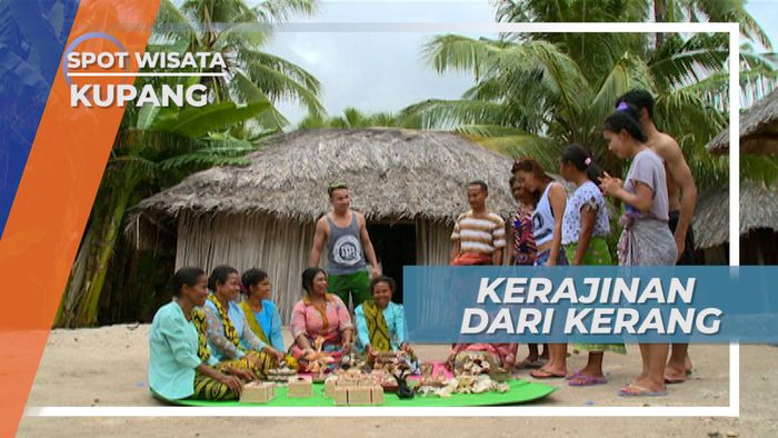 Kerajinan Kerang Nan Cantik, Kreatifitas Warga Pantai Kolbano Kupang