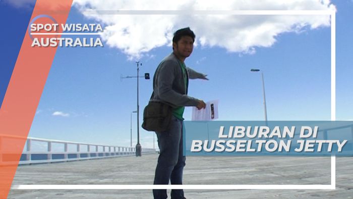 Jalan Santai di Dermaga Busselton Jetty Sepanjang 2 Kilometer, Australia