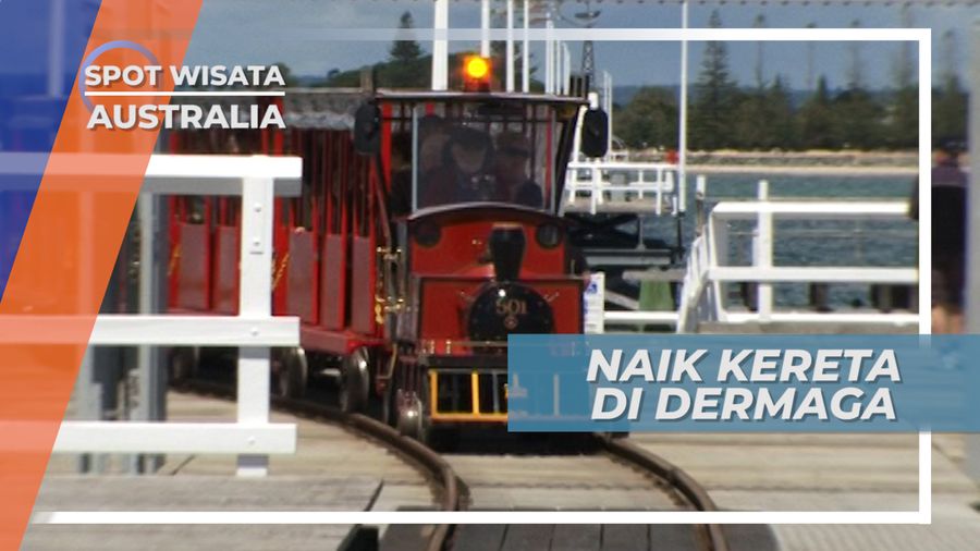 Kereta di Atas Dermaga, Pemandangan Unik Dari Busselton Jetty Australia