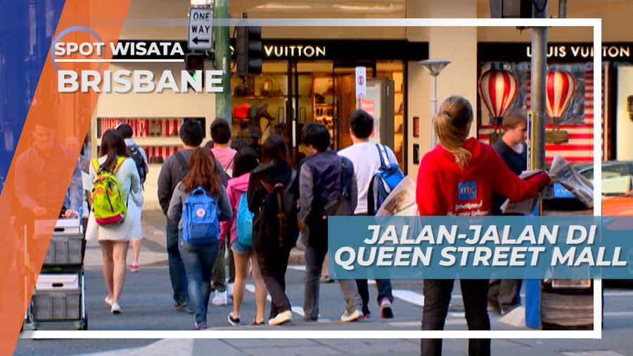 Jalan-jalan di Pusat Keramaian Jantung Kota Brisbane, Australia