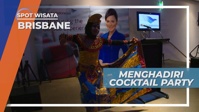 Menikmati Cocktail Party di Galeri Seni Brisbane, Australia