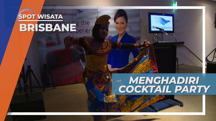 Menikmati Cocktail Party di Galeri Seni Brisbane, Australia