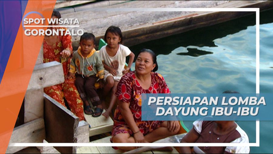 Penuh Gelak Tawa, Perlombaan Dayung Ibu-ibu Warga Desa Torosiaje Gorontalo