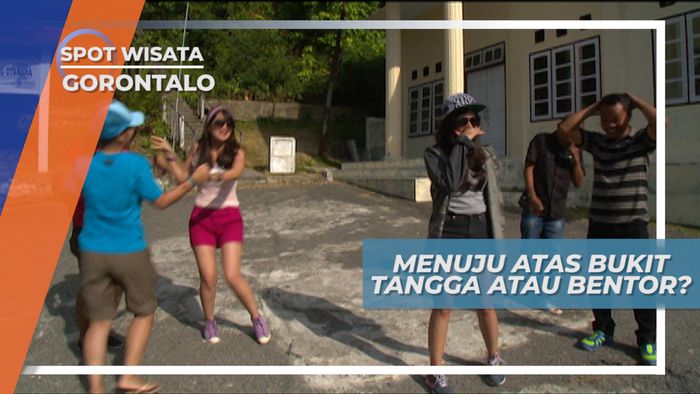 Siapa Cepat Sampai Tujuan, Naik Tangga atau Menggunakan Bentor, Gorontalo
