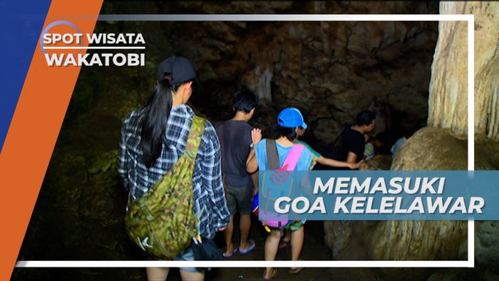 Memasuki Goa Kelelawar Pulau Kapota Wakatobi Sulawesi Tenggara