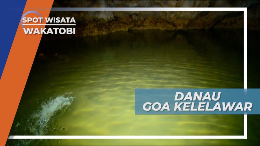 Danau Goa Kelelawar, Konon Cerita Merupakan Pemandian Raja di Pulau Kapota Wakatobi Sulawesi Tenggara