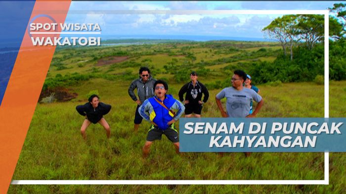 Senam Pagi Indonesia di Puncak Kahyangan, Budaya Sehat ala Wakatobi Sulawesi Tenggara 
