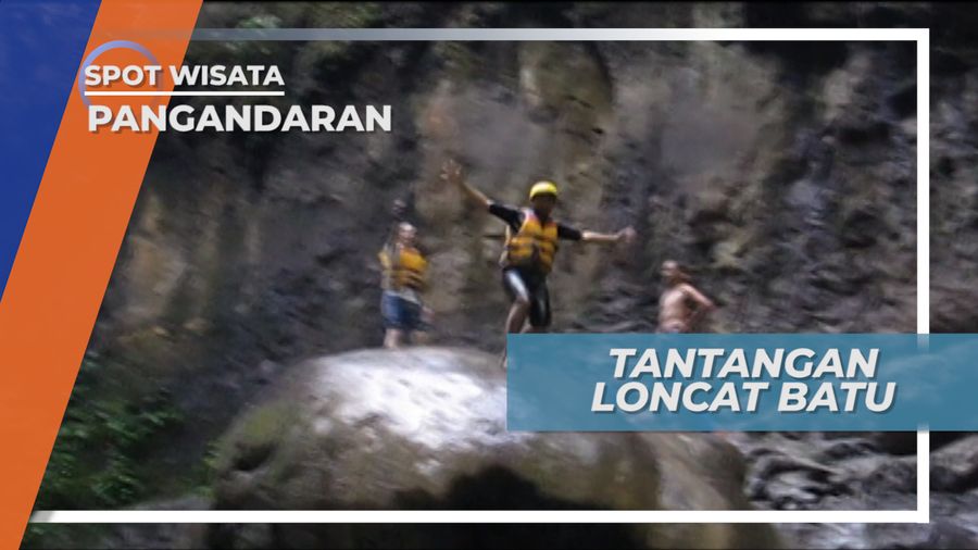 Lompatan Keberanian ala Green Canyon Pangandaran Jawa Barat