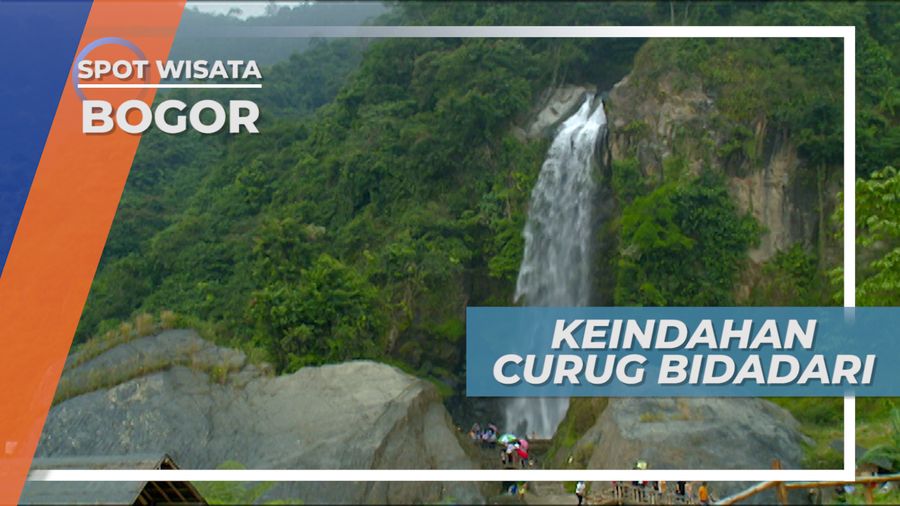 Curug Bidadari, Kendahan Alam Setinggi 40 Meter di Sentul Bogor