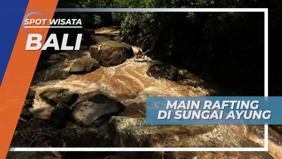 Pemandangan Alami nan Indah Sepanjang Sungai Ayung Ubud Bali