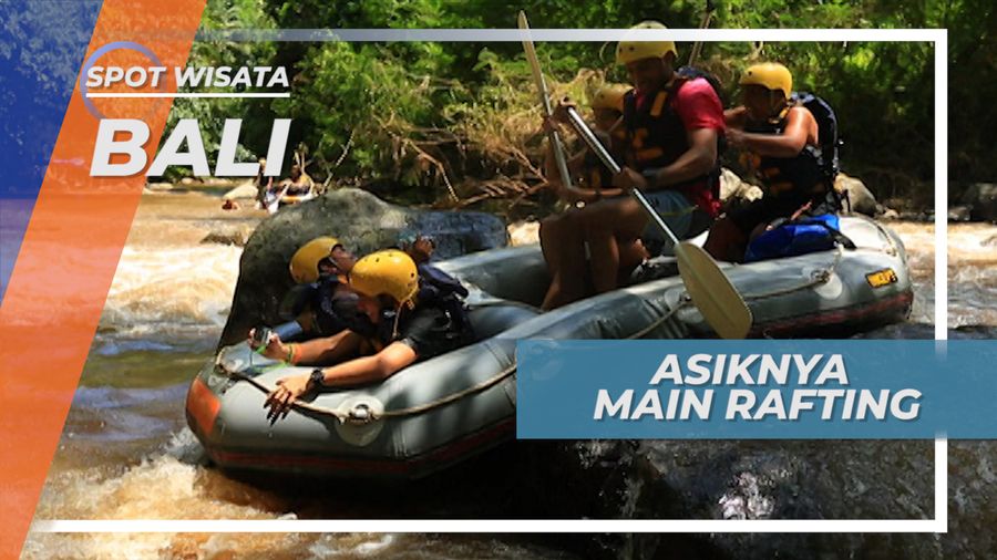 Semakin Deras Arus Sungai Ayung, Semakin Seru Petualangan Berbasah-Basah di Ubud Bali