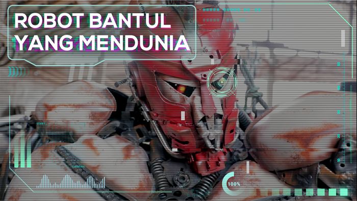 Pria Bantul Pembuat Robot Berbahan Motor Rongsok