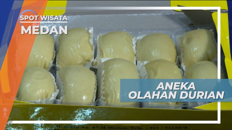 Pan Cake Durian dan Aneka Olahan Durian, Buah Tangan Khas Kota Medan