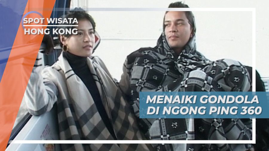 Kereta Gantung Antara Dataran Tinggi Ngong Ping dengan Tung Chung Hongkong