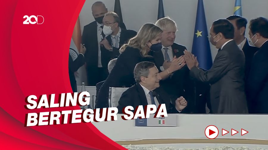 Momen Jokowi Dikagetin Ratu Belanda saat Hadiri KTT G20