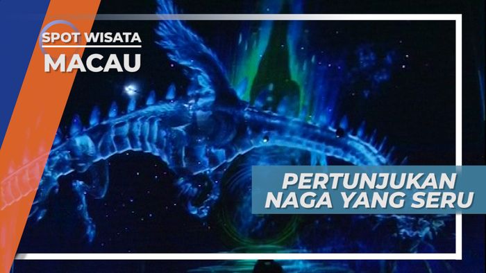 Pertunjukkan Naga di City of Dreams Macau