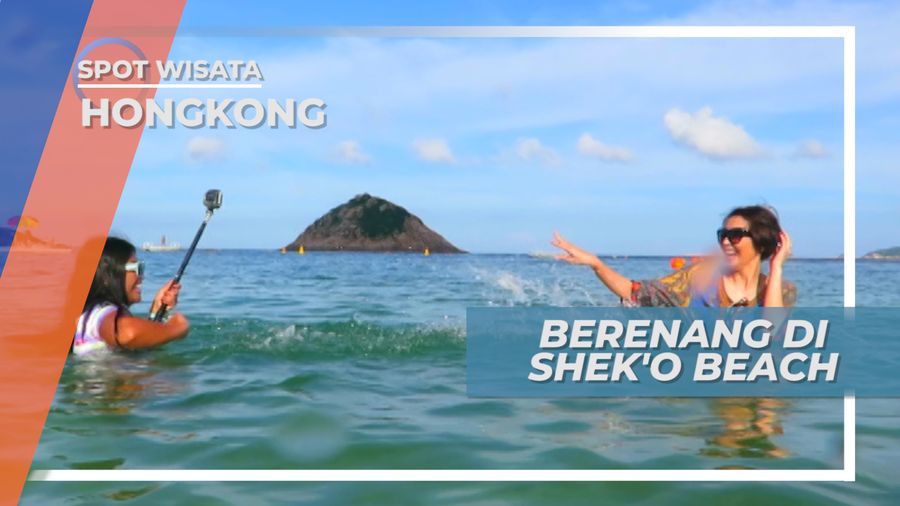 Menikmati Segarnya Air Pantai Shek O Beach Hongkong