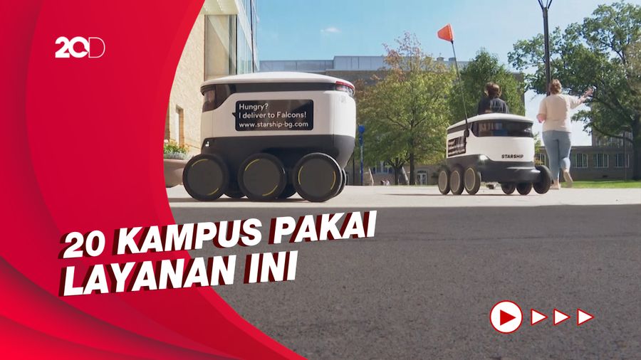 Kepopuleran Robot Pengantar Makanan di AS