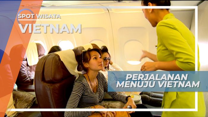 Beristirahat dalam Pesawat Sebelum Menjelajahi Vietnam