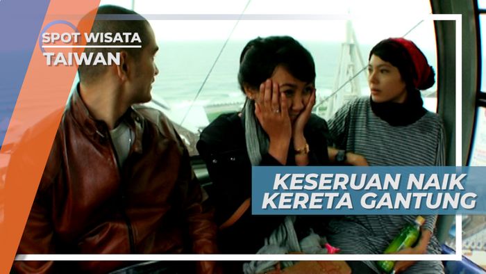 Melihat Farglory Ocean Park dari Ketinggian dengan Kereta Gantung, Taiwan