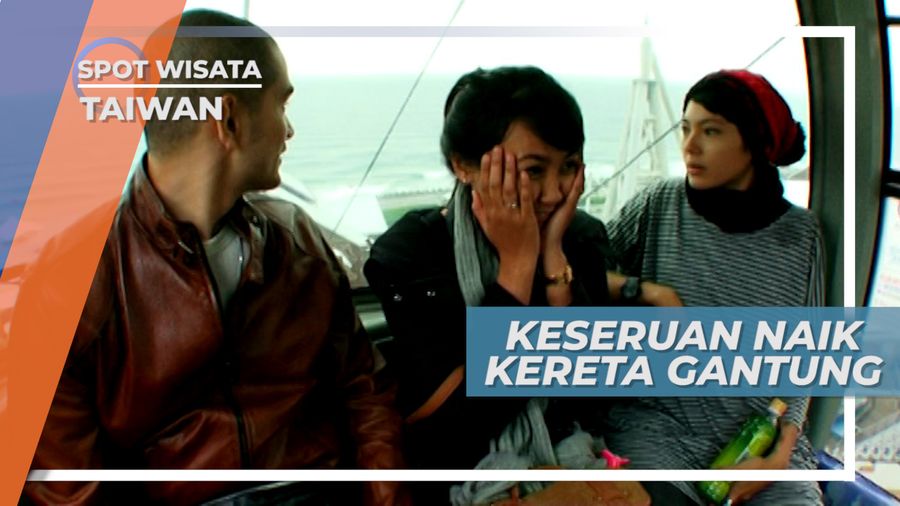 Melihat Farglory Ocean Park dari Ketinggian dengan Kereta Gantung, Taiwan