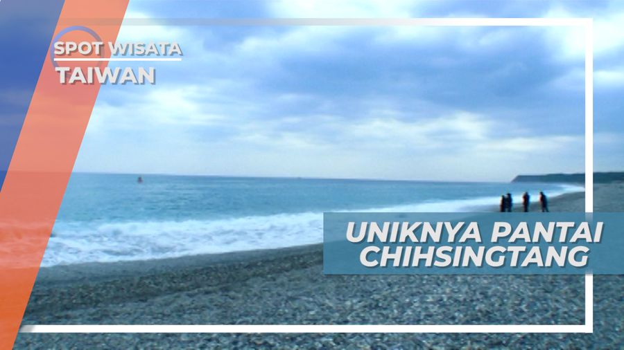 Pantai Chishingtan Taiwan, Pantai Unik yang Daratannya Berisi Bebatuan Mungil