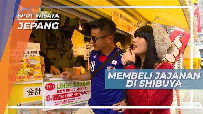 Membeli Jajanan Di Shibuya Jepang