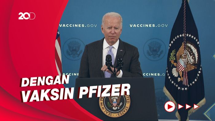 Joe Biden Dukung Vaksinasi Covid-19 untuk Anak 5-11 Tahun