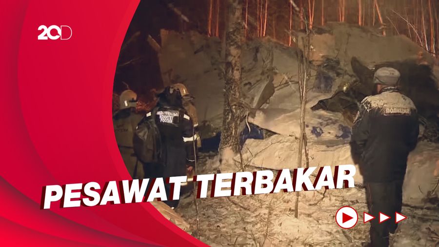 Pesawat Kargo Rusia Jatuh, 7 Orang Tewas