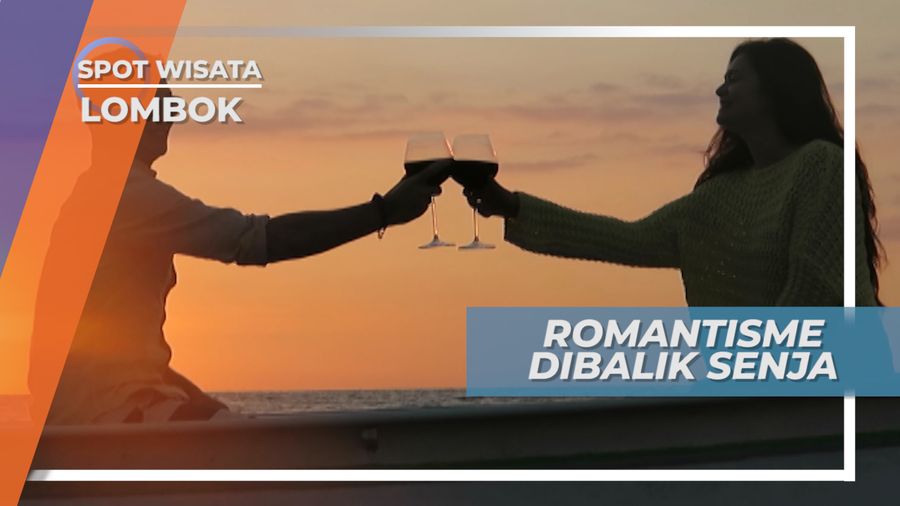 Suasana Romantis di Atas Perahu Sangat Tepat untuk Mengakhiri Hari di Lombok