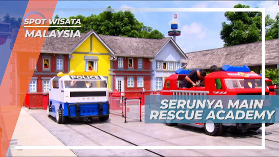 Kegiatan Seru Anak Di Legoland Malaysia, Menjadi Pemadam Kebakaran