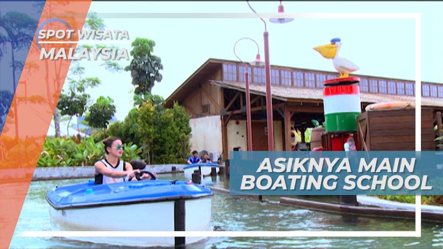 Belajar Mengendarai Perahu di Boating School Legoland Malaysia